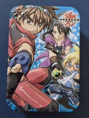 Bakugan Battle Brawlers Tin Case - Multi-Color Kids Playset